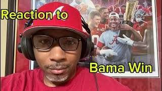 Reaction to Alabama vs Missouri [upl. by Jenica929]