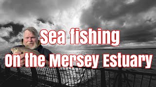 Sea fishing at Otterspool Promenade Mersey Estuary [upl. by Eenehs]