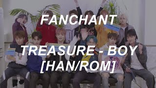 Fanchant Guide응원법 TREASURE 트레저  BOY TREASURE VER HANROM [upl. by Niple6]