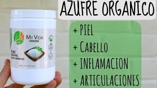 Azufre Organico para Piel  Caida de Pelo  Colageno  Inflamacion  Articulaciones [upl. by Goldsworthy977]