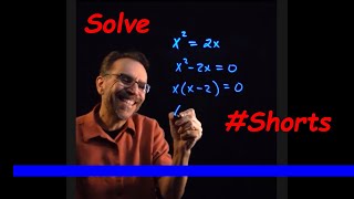 How to Solve a Quadratic Equation by Factoring shorts [upl. by Toomay]