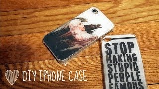 Customize your iPhone Case DIY Tutorial [upl. by Pentheam]