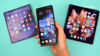 Xiaomi Mix Fold 4 Vs Galaxy Z Fold 6 amp Vivo X Fold 3 Pro [upl. by Ambrosi]