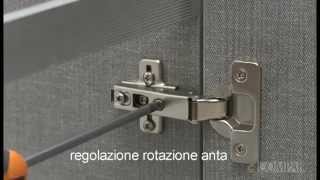 Compab Mobili Arredo Bagno  Regolazione ante mobili bagno Guide e Video fai da te [upl. by Gerrie240]