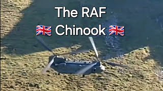 RAF Chinooks rare visitors to the Mach Loop [upl. by Ameline402]