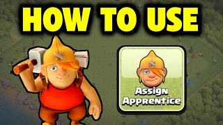 How To Use Builder Apprentice in Clash Of Clans [upl. by Scot572]