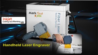 Laser Marking and Coding with MarkTech 30i Handheld Laser Engraver [upl. by Reinaldo455]