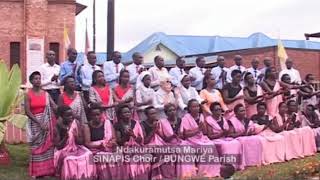 Ndakuramutsa Mariya Sinapis Choir Paruwasi Gatolika ya Bungwe [upl. by Dlabihcra]