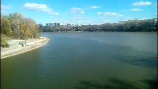 clear Assiniboine flowing into muddy red [upl. by Calvo]