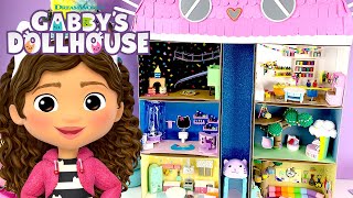 Crafting a Mini Gabbys Dollhouse  GABBYS DOLLHOUSE [upl. by Pallaton644]