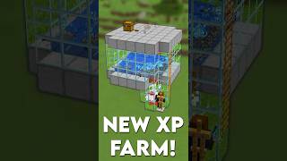 Minecraft NEW XP Farm 121 XP Farm Tutorial  Shorts [upl. by Neilla]