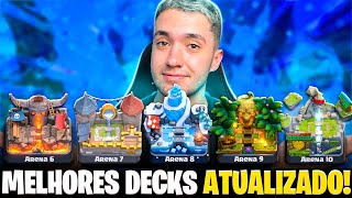 MELHOR DECK DA ARENA 6 ATÉ A ARENA 10 EM 2023 ATUALIZADO NO CLASH ROYALE [upl. by Netsruk853]