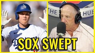 REACTION Red Sox Get SWEPT by Dodgers [upl. by Kcirdled31]