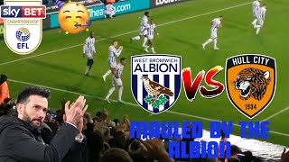 MAULED BY THE ALBION WEST BROM VS HULL CITY MATCHDAY VLOG [upl. by Sel171]