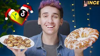 3 VEGANE Weihnachtsrezepte schnelle TikTok Rezepte 🎄🤤 [upl. by Isobel]