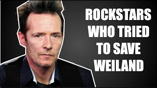 Rockstars Who Tried to Save Scott Weiland Stone Temple Pilots Velvet Revolver [upl. by Ballou]