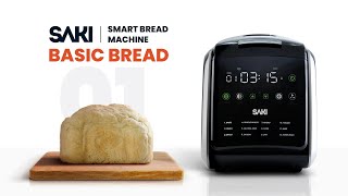 How to Make Basic Bread with Saki Bread Machine [upl. by Lura]