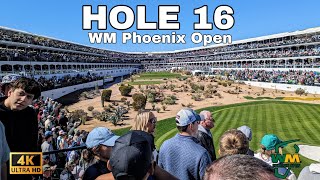 HOLE 16  WM Phoenix Open PGA Tour 4K [upl. by Penney]