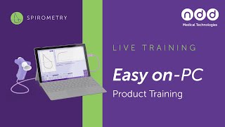 Live spirometry training with the Easy onPC – March 2024 [upl. by Neehs143]