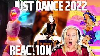 JUST DANCE 2022 TRAILERS REACTION part 2 [upl. by Melamie]