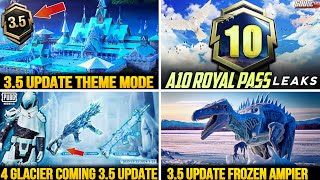 ✅ A10 ROYAL PASS  35 UPDATE REVEALED  Glacier Ultimate Set amp Glacier SCRAL  35 Update Features [upl. by Niltak162]