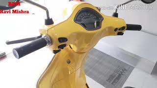 NEW VESPA VXL125cc FL20 YELLOW [upl. by Arabel]