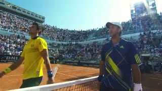 Verdasco Edges Djokovic In 2010 Rome Classic Moment [upl. by Cassaundra]