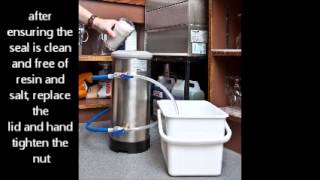 How to Regenerate a Manual Water Softener [upl. by Ainitsirhc]