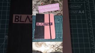 DiY Black Pink Diary 🖤💗 blackpink kpop pinkvenomchallenge crafting diy blink [upl. by Narba]