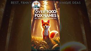 100 Fox Names You’ll Love 🦊  Best Funny amp Unique Ideas shorts [upl. by Dworman]