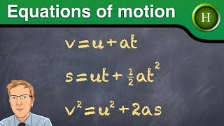 Equations of motion Higher Physics [upl. by Yromas]