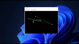 GRAPHICS Bezier curves [upl. by Elletsirhc318]