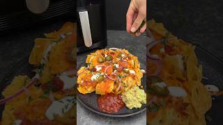 Überbackene NACHOS in 8 MINUTEN in der Heißluftfritteuse  Werbung [upl. by Boycey]