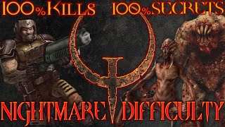 QUAKE  Full Game Walkthrough 【No Deaths】 100 SECRETS  KILLS [upl. by Shaw735]