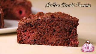 Recette de Gâteau Moelleux Chocolat Framboise [upl. by Anikahs937]