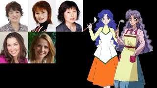 Anime Voice Comparison Ikuko Tsukino Sailor Moon [upl. by Arriek685]