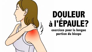 Douleur à l épaule  Exercices pour la longue portion du biceps niv2  intermédiaire [upl. by Assirec]