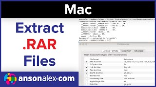 How to Open RAR Files on Mac [upl. by Enecnarf]