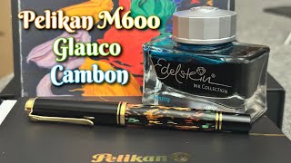 Pelikan GLAUCO CAMBON Art Collection Review  BEST M600 [upl. by Aicatan]