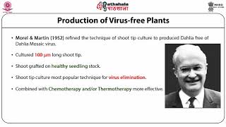 Production of virusfree plants [upl. by Am587]