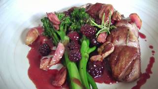 Fresh Cobnuts Duck and Blackberries [upl. by Oshinski]