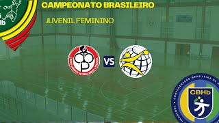 CBI Juvenil Feminino  Fase de Grupos  Centro OlimpicoSP X AdrechaSC [upl. by Sutherlan]