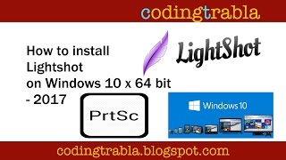 How to install Lightshot on Windows 10 byNP [upl. by Nilra]