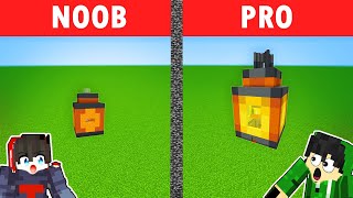 NOOB VS PRO GIANT LANTERN HOUSE BUILD CHALLENGE  Minecraft OMOCITY Tagalog [upl. by Forrester]