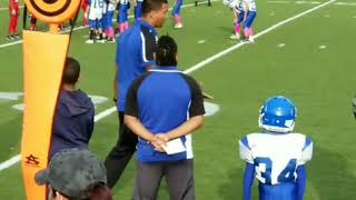 Pop Warner Football Methuen Team vs Mattapan Patriots 100817 [upl. by Bertine]