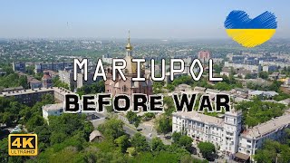 Mariupol Ukraine 🇺🇦  4K Drone Footage [upl. by Sabu]