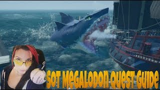 How To Find The Megalodon Quest Guide Sea of thieves [upl. by Keeton906]