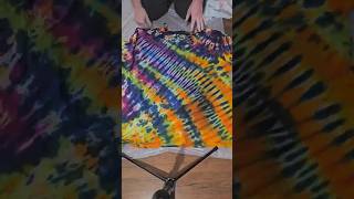 DIY How To Tie Dye Random Wig Wag Design [upl. by Einohtna272]