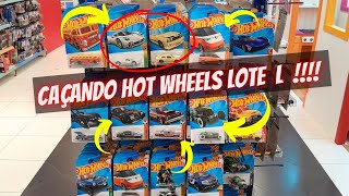 ACHEI HOT WHEELS LOTE quotLquot na RI HAPPY [upl. by Ennybor]