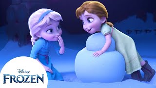 Elsa amp Annas Snow Scenes  Frozen [upl. by Einapets]